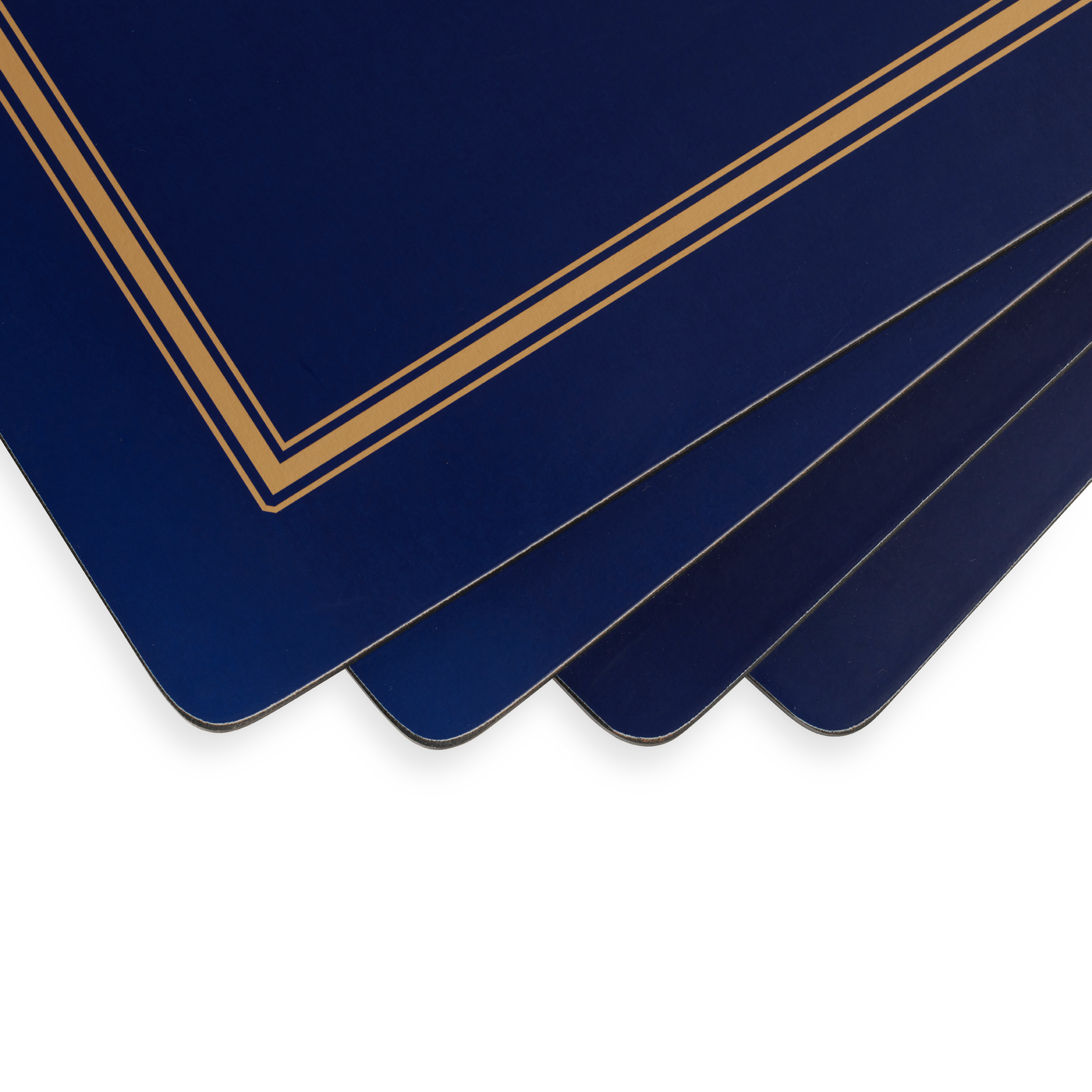 Classic Midnight Blue Placemats Set of 4 image number null